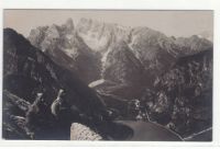 Monte Piano - Blick vom Rautkofel gegen Schluderbach, im Hintergrund Monte Cristallo Gruppe